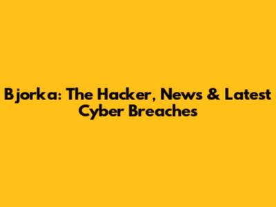 Bjorka: The Hacker, News & Latest Cyber Breaches