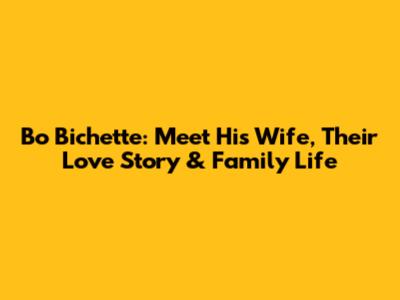 Bo Bichette: Meet His Wife, Their Love Story & Family Life