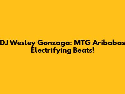 DJ Wesley Gonzaga: MTG Aribaba's Electrifying Beats!