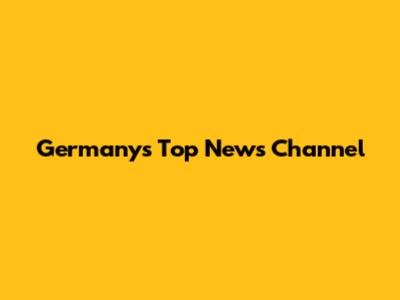 Germany's Top News Channel