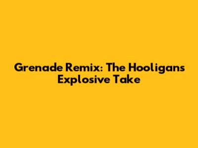 Grenade Remix: The Hooligans' Explosive Take