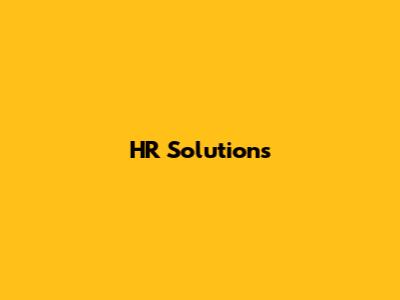 HR Solutions
