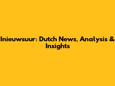 Inieuwsuur: Dutch News, Analysis & Insights