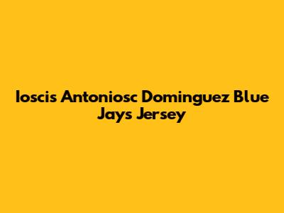 Ioscis Antoniosc Dominguez Blue Jays Jersey
