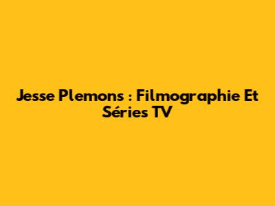 Jesse Plemons : Filmographie Et Séries TV