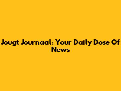 Jougt Journaal: Your Daily Dose Of News