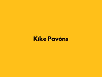 Kike Pavón's 
