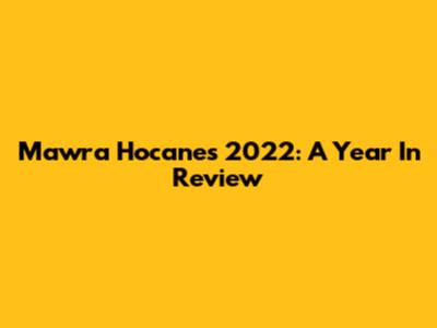 Mawra Hocane's 2022: A Year In Review