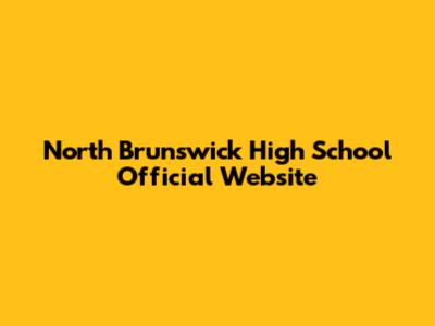North Brunswick High School Official Website