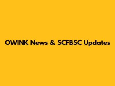 OWINK News & SCFBSC Updates