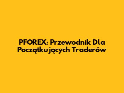 PFOREX: Przewodnik Dla Początkujących Traderów