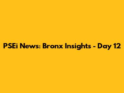 PSEi News: Bronx Insights - Day 12
