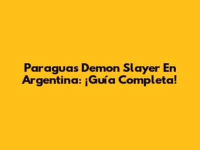 Paraguas Demon Slayer En Argentina: ¡Guía Completa!