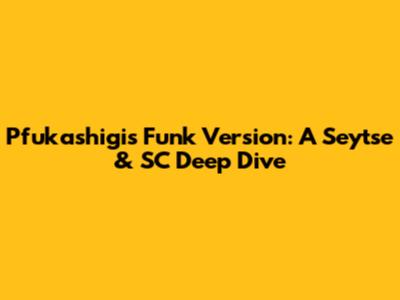 Pfukashigi's Funk Version: A Seytse & SC Deep Dive