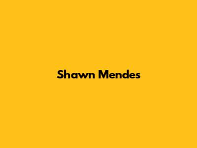 Shawn Mendes' 