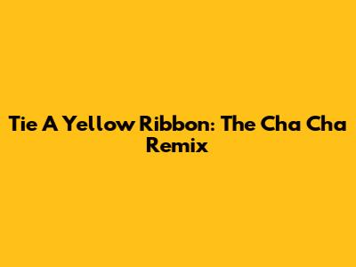 Tie A Yellow Ribbon: The Cha Cha Remix