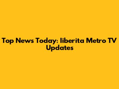 Top News Today: Iiberita Metro TV Updates